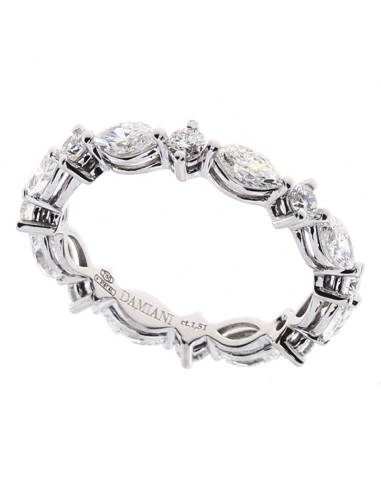 DAMIANI EMOZIONI eternity ring in white gold...