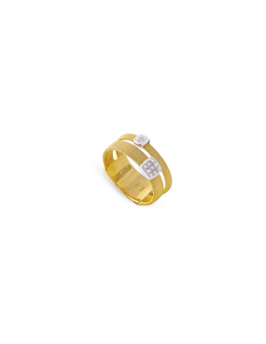 Marco Bicego Masai ring yellow and white gold AG324-B2