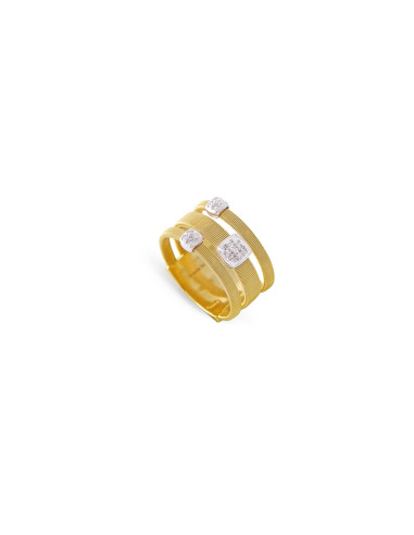 Marco Bicego Masai anello oro giallo e bianco AG326-B1