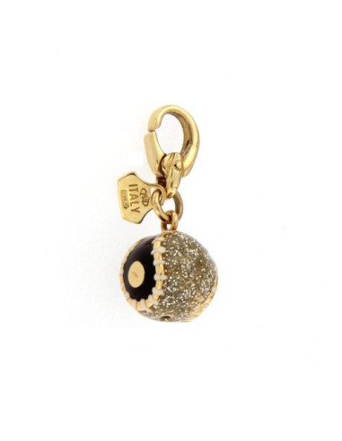 Rosato Charms Pallina Baseball in oro giallo e...