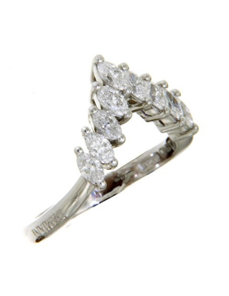 DAMIANI FORME DELLA FEMMINILITA' Ring aus Platin und Diamanten 0,90 ct