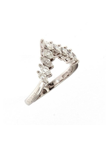DAMIANI FORME DELLA FEMMINILITA' Ring aus Platin und Diamanten 0,90 ct