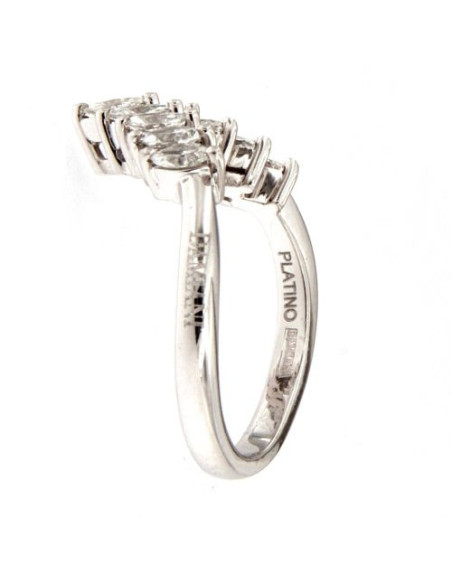DAMIANI FORME DELLA FEMMINILITA' кольцо в платине и бриллиантов 0,90 карат