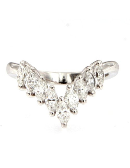 DAMIANI FORME DELLA FEMMINILITA' Ring aus Platin und Diamanten 0,90 ct