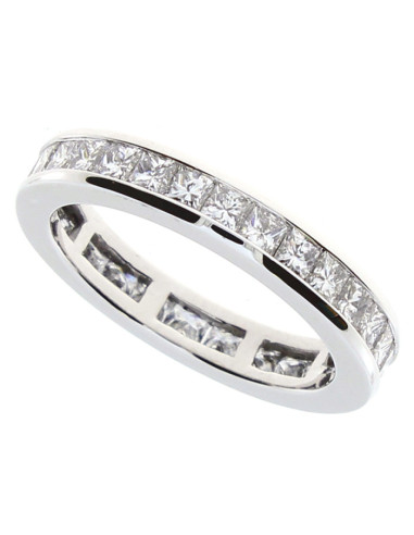DAMIANI CLASSIC eternity ring in white gold with diamonds 2.00 ct