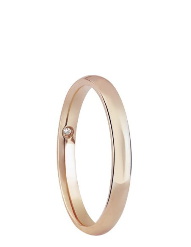 LE FEDI DAMIANI NOI2 IN ORO ROSA Spessore 2.5 mm