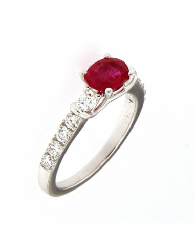 Crivelli Ruby Collection Ring in gold, Diamonds and ruby 1.02 ct - 325R1902