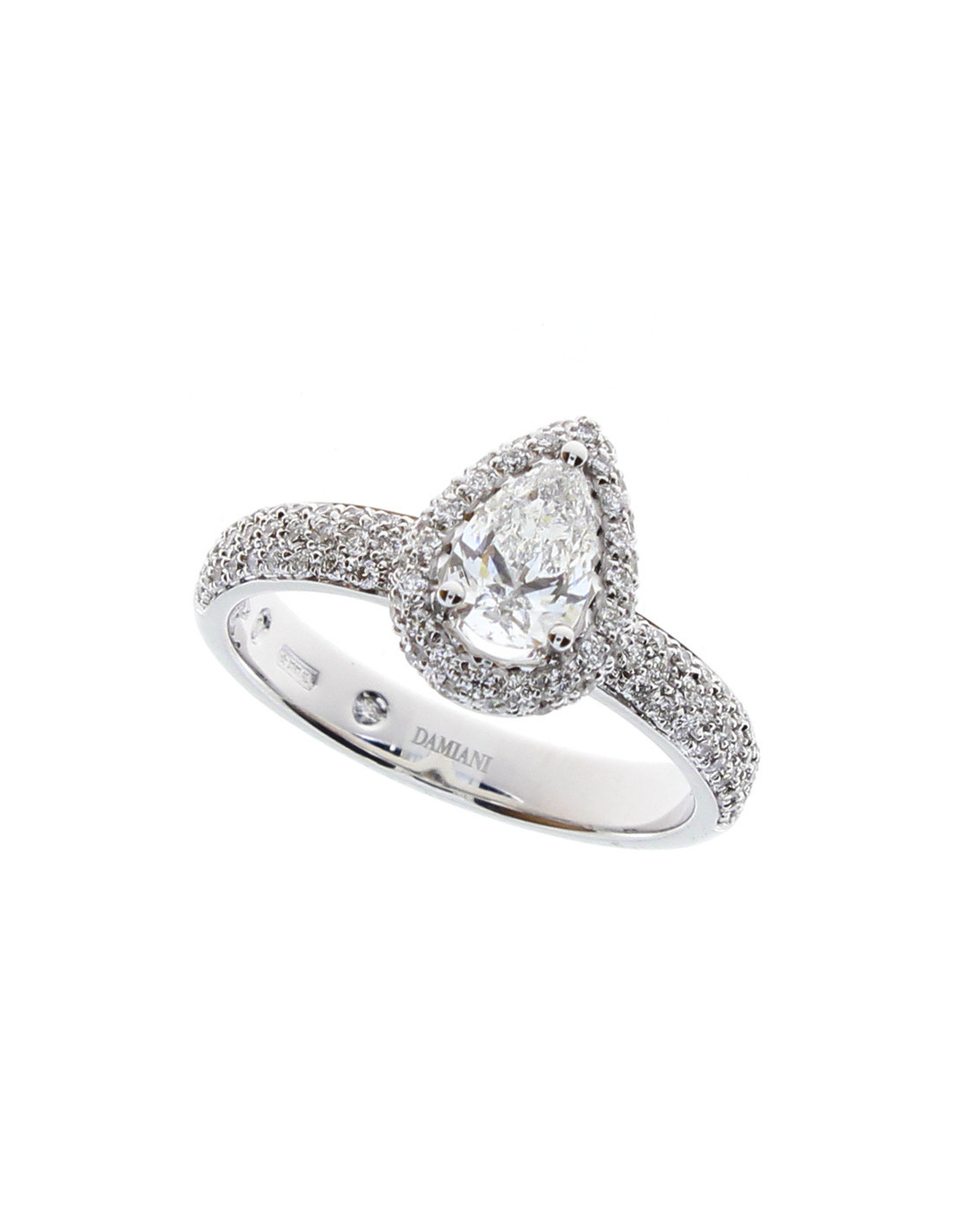 Anello diamante a goccia discount