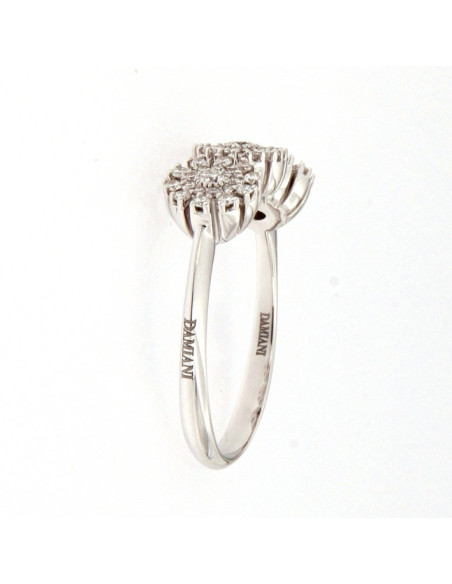 DAMIANI MARGHERITA Ring aus Weißgold und Diamanten ct 0,30 - Ref: 20074585