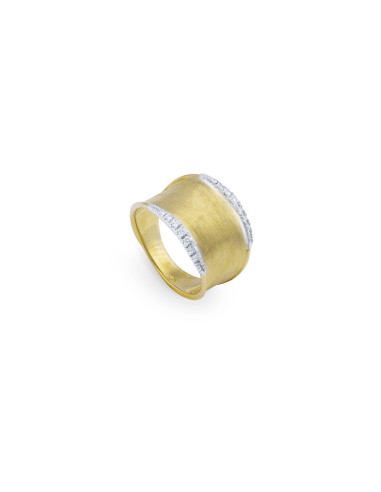 Marco Bicego Lunaria Diamond Ring Yellow gold ref: AB550-B