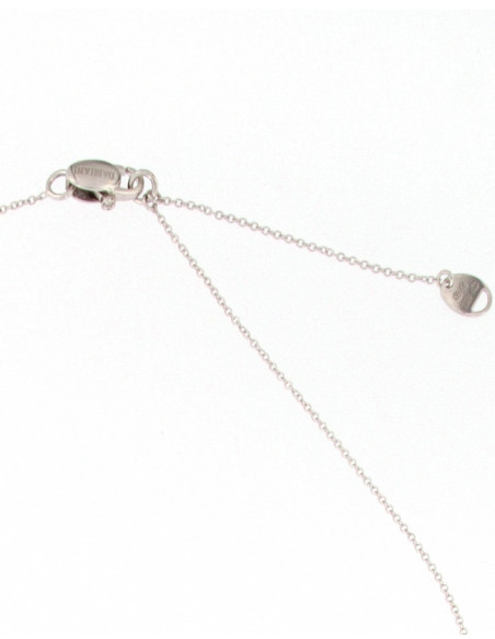 Damiani Belle Epoque WHITE GOLD, DIAMOND (ct 0.17) CROSS NECKLACE Ref: 20083507