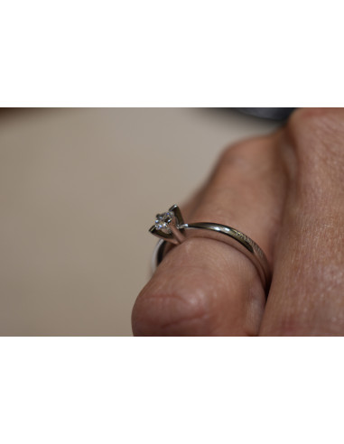 DAMIANI ARMONIA ANELLO IN PLATINO 0.31 ct