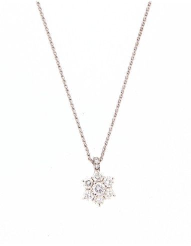 Crivelli Diamonds Collection Necklace in gold and diamonds 1.17 ct - 005-CB114-7