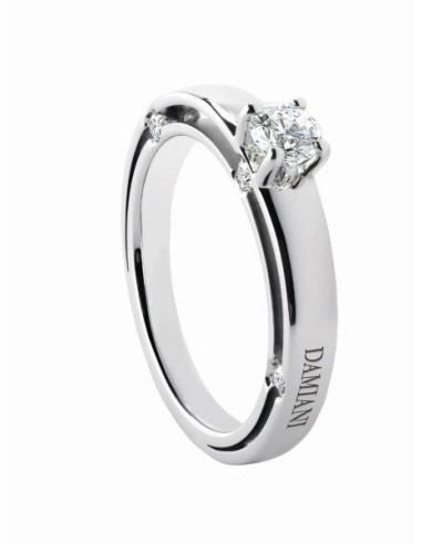 DAMIANI D-SIDE ANELLO IN ORO BIANCO 0.31 ct