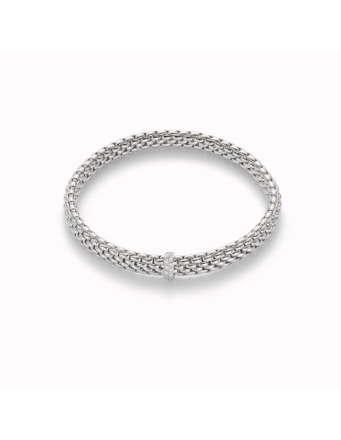 Fope Bracelet Flex'It Vendôme in gold and diamonds ref: 560B-BBR