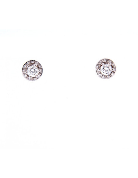 DAMIANI MINOU серьги из белого золота и бриллиантов 0.44 ct. FULL PAVE' - REF: 20016276