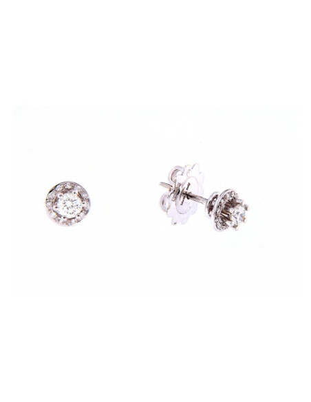 DAMIANI MINOU серьги из белого золота и бриллиантов 0.44 ct. FULL PAVE' - REF: 20016276