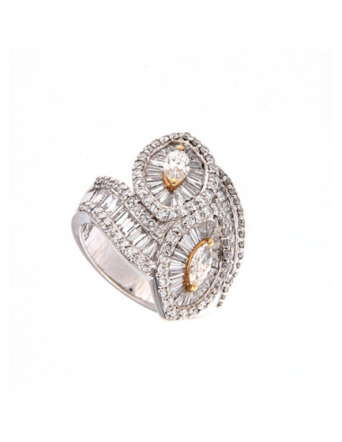 Crivelli Diamonds Collection Gold Ring and Diamonds 3.10 ct - 320-R4438