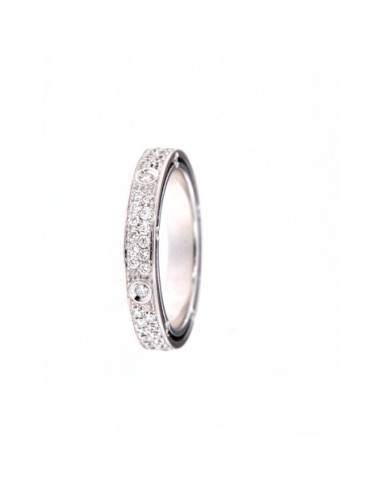DAMIANI D-SIDE ANELLO PAVE' ETERNITY IN ORO...