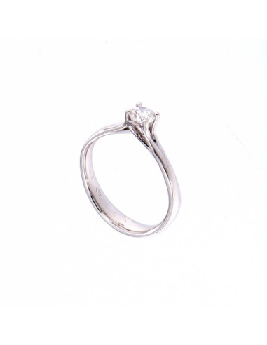 GOLAY collezione Infinite Love anello oro bianco e diamante ct. 0.20