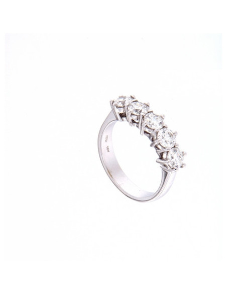 Crivelli Коллекция Diamonds Золотое кольцо с 5 бриллиантами 1,53 кар - 024-0406