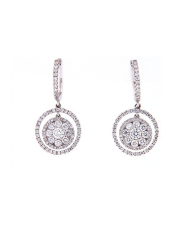 Crivelli Diamonds Collection Earrings in gold and diamonds 2.01 ct - 361-CE0007