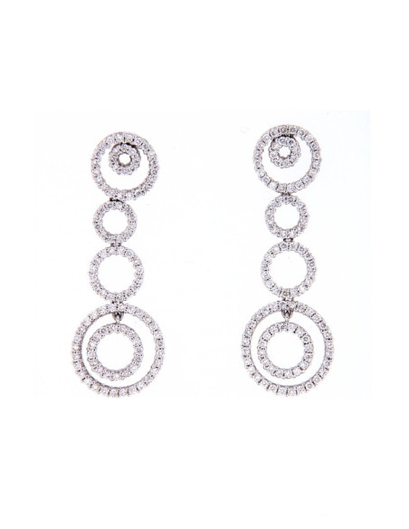 Crivelli Diamonds Collection Серьги из золота и бриллиантов 1,55 кар - 266-B041