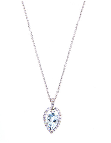 Crivelli AcquaMarina Collection Halskette aus...