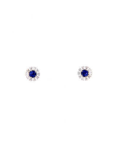 Damiani MARGHERITA серьги из белого золота с...