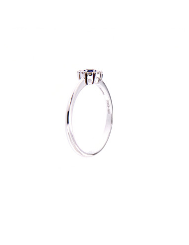 DAMIANI MARGHERITA Ring aus Weißgold , Saphir...