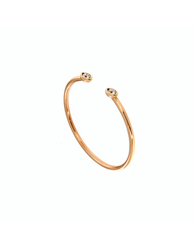 Crivelli Diamonds Collection pink Gold bracelet with diamonds 0.82 ct - 276-13829