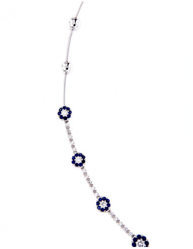 Crivelli Saphir Kollektion Halskette in Gold,...