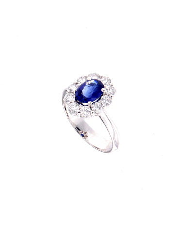 GOLAY Sapphire Collection Ring in gold, diamonds and sapphire 1.45 ct - ACL044DIZB