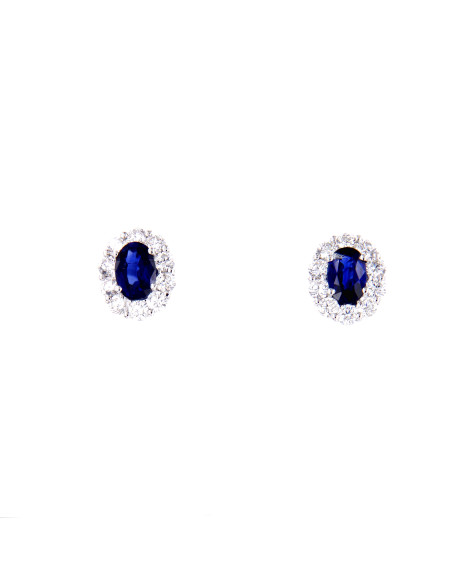 GOLAY Saphir Sammlung, Ohrringe in Gold, Diamanten und Saphiren 1,26 ct - OCL042DIZB