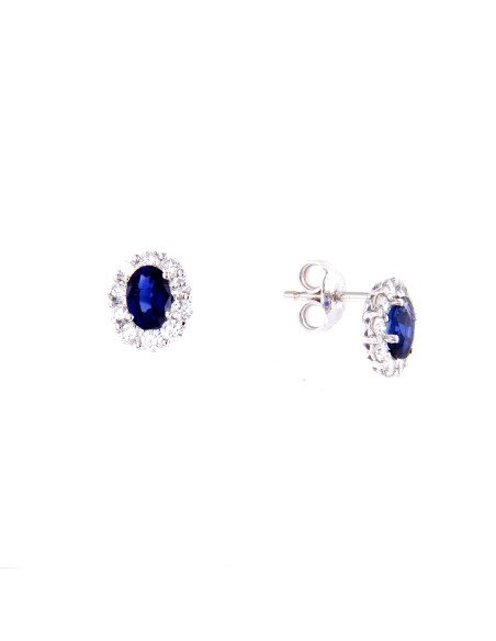 GOLAY Saphir Sammlung, Ohrringe in Gold, Diamanten und Saphiren 1,26 ct - OCL042DIZB
