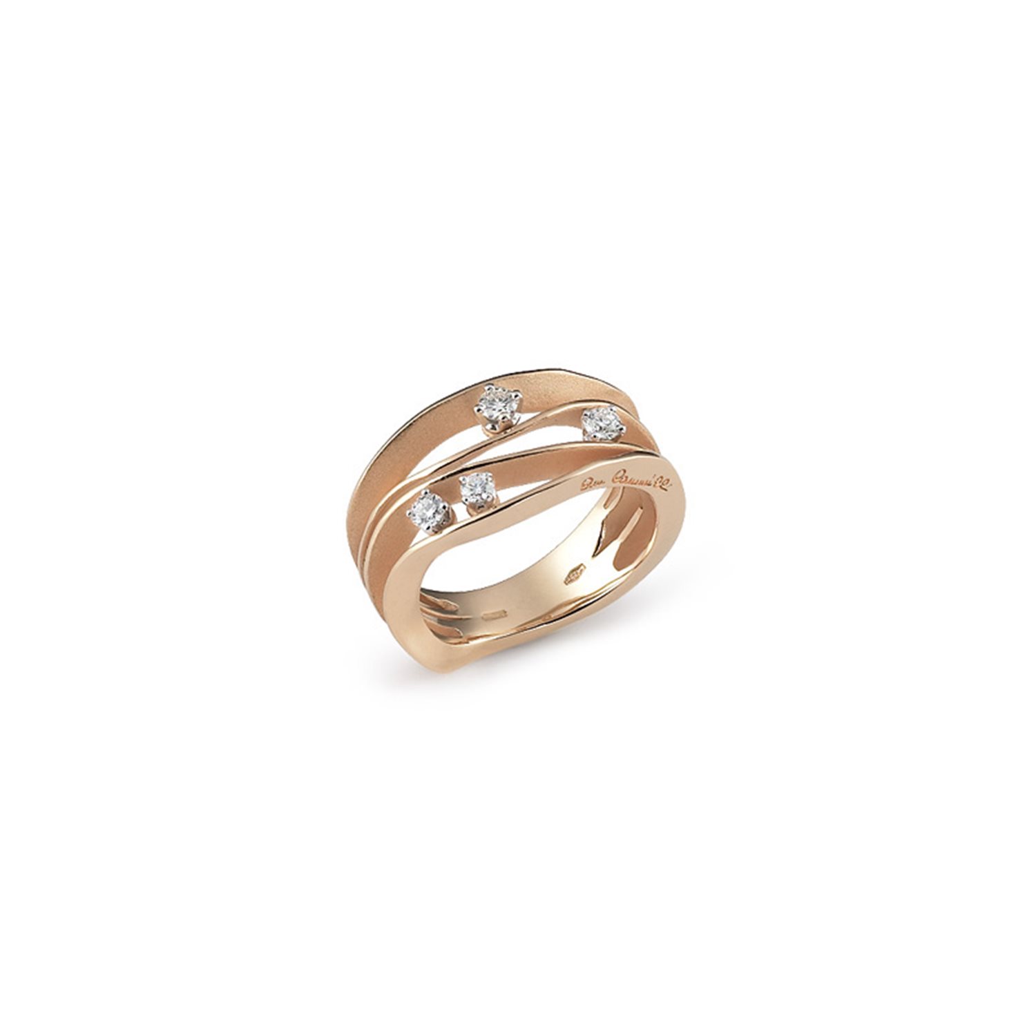 Anello Annamaria Cammilli Donna Dune in Oro rosa Diamante