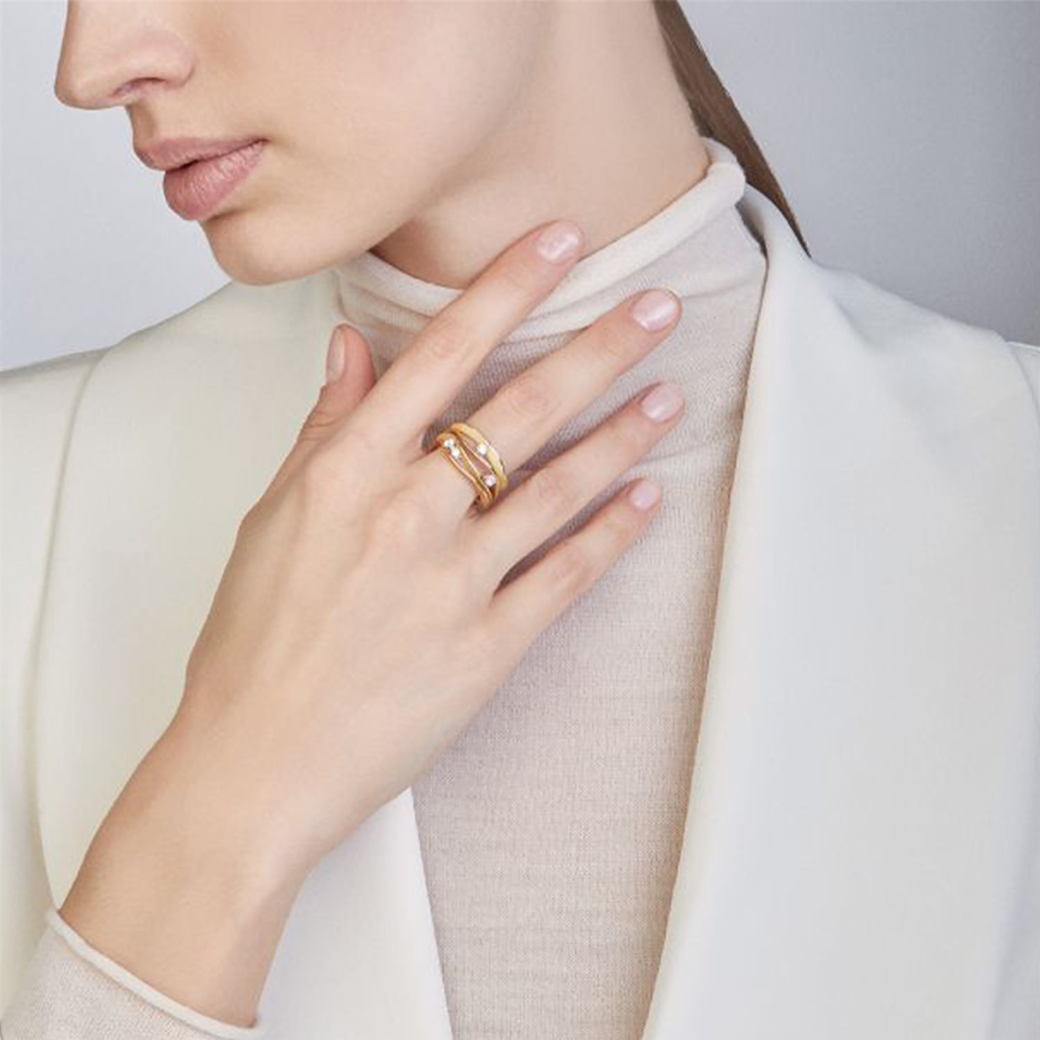 Anello Annamaria Cammilli Donna Dune in Oro rosa Diamante - immagine 3