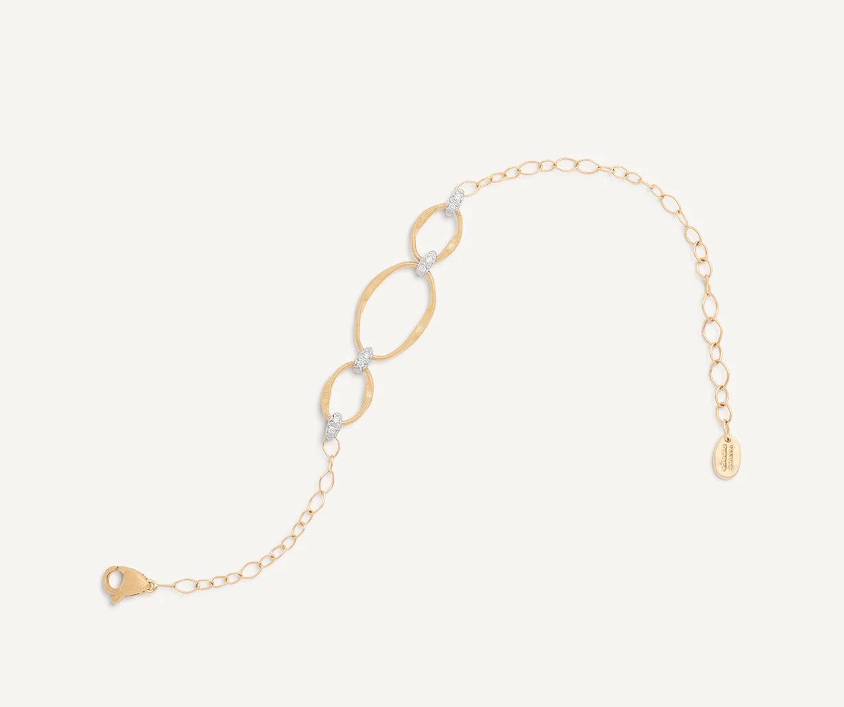 Bracciale Marco Bicego Donna Marrakech Onde in Oro giallo Diamante BG771-B2 - immagine 3