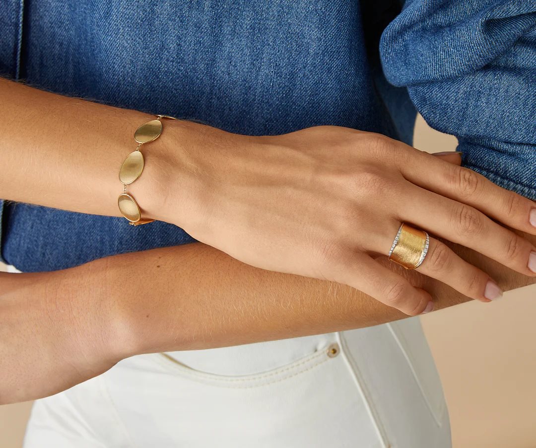 Bracciale Marco Bicego Donna Lunaria in Oro giallo BB2099 - immagine 2