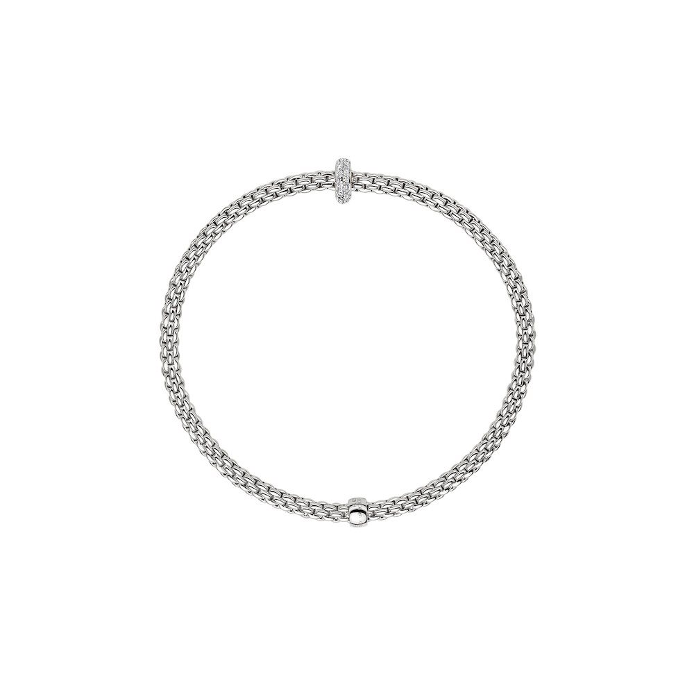 Bracciale Fope Donna Prima in Oro bianco Diamante 74508BX_BB_B_XBX_00M - immagine 3
