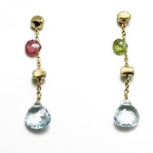 Orecchini Marco Bicego Donna Paradise in Oro giallo Pietre dure OB1430-MIX01