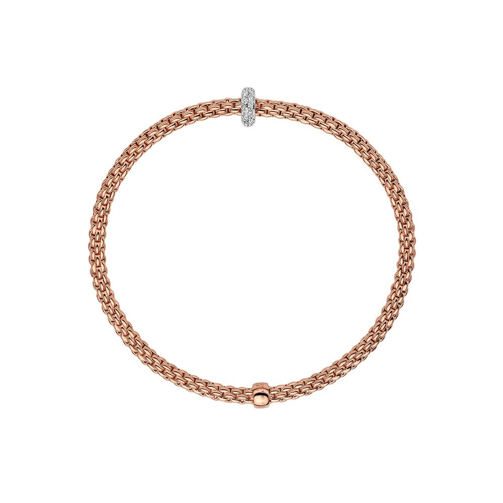 Bracciale Fope Donna Prima in Oro rosa Diamante - immagine 3