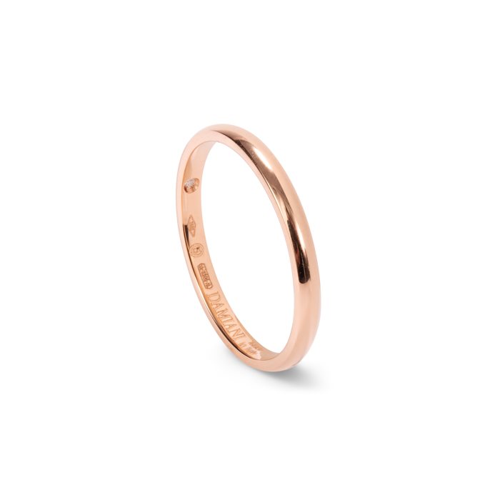 Damiani Veramore Fede Nuziale in oro rosa 18kt - 20114832