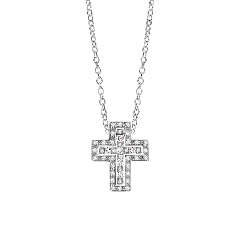 Collana Damiani Donna Belle Epoque in Oro bianco Diamante 20083507