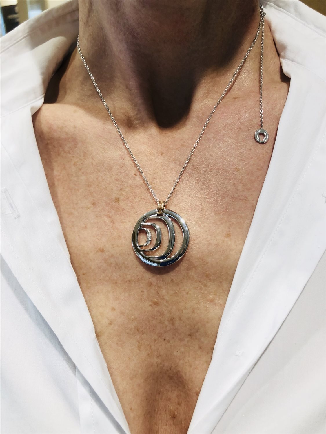 Collana Damiani Donna Damianissima in Oro bianco Diamante 20023977 - immagine 5