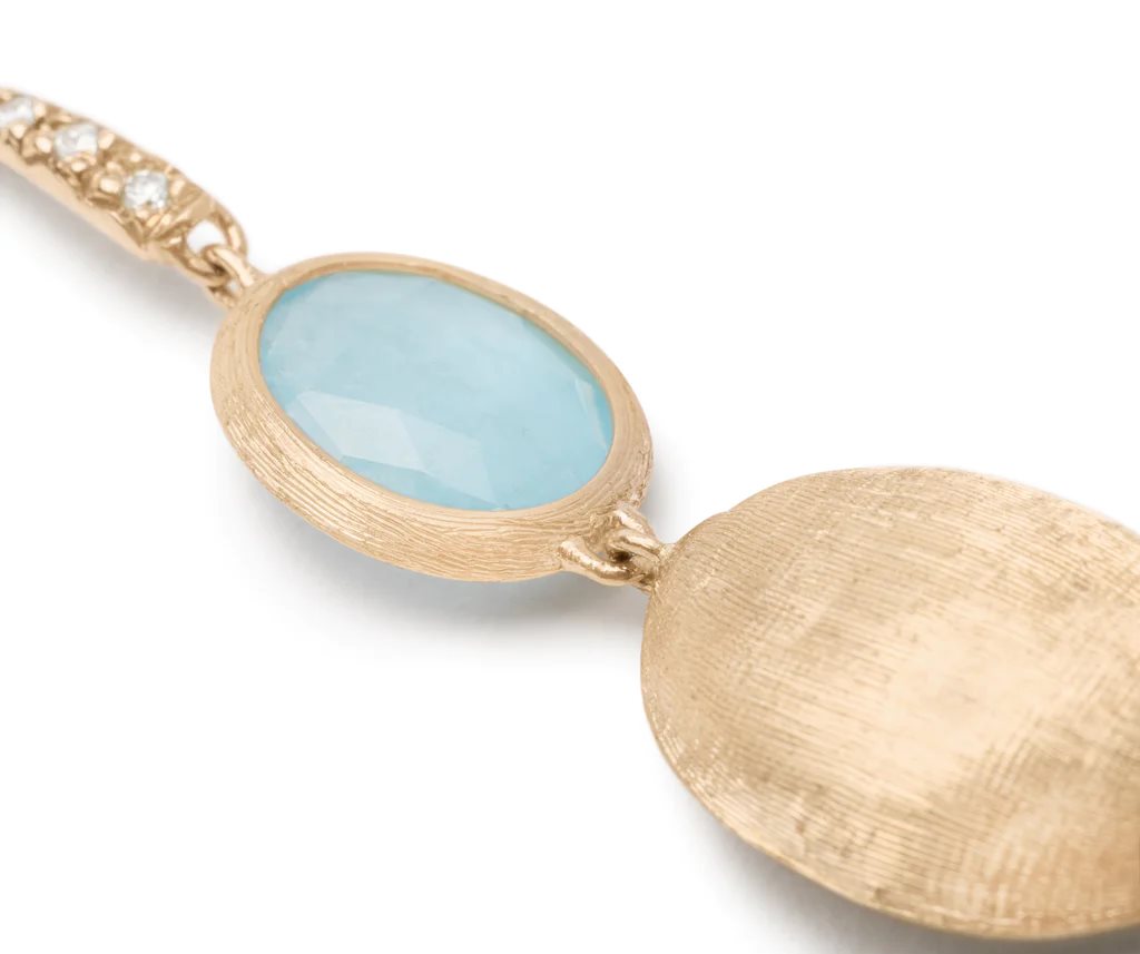 Orecchini Marco Bicego Donna Siviglia in Oro giallo Diamante OB1289-AB-AQ01 - immagine 2