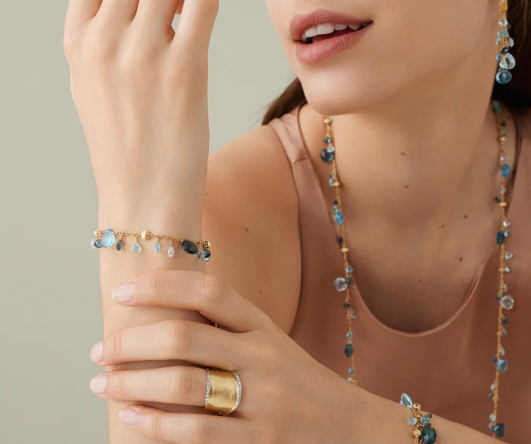 Bracciale Marco Bicego Donna Paradise in Oro giallo Topazio BB2584-TP01 - immagine 3