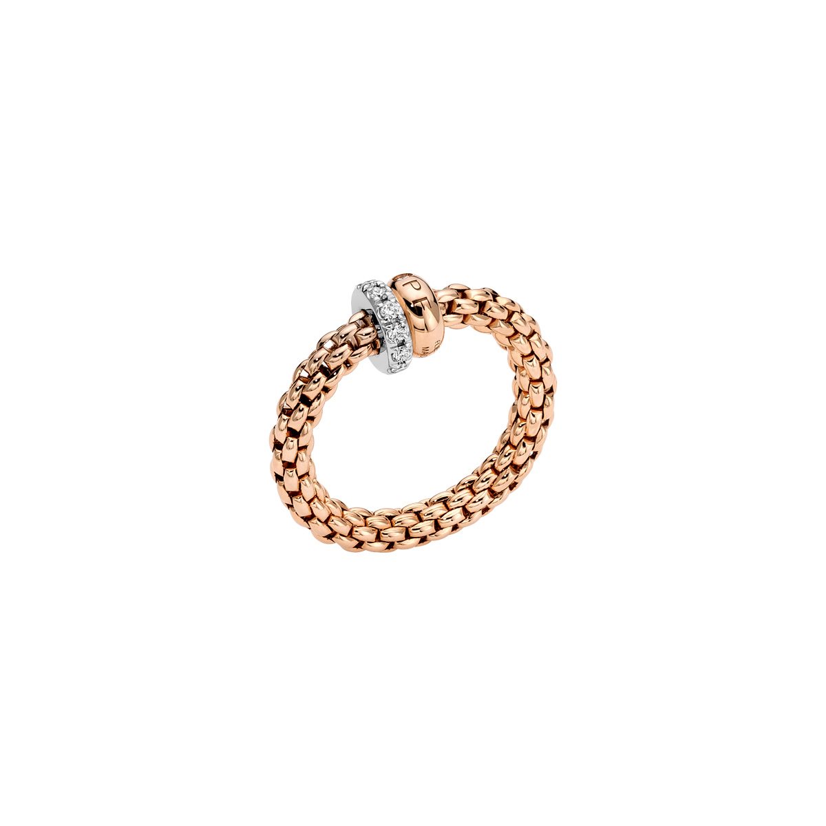 Anello Fope Donna Solo in Oro rosa Diamante 62408AX_PB_R_BRX_00M