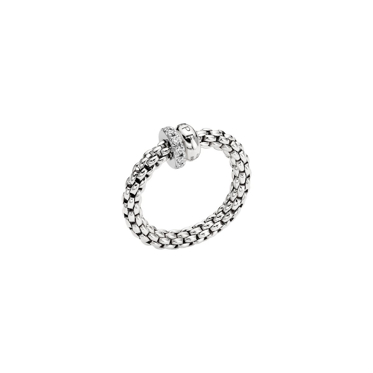 Anello Fope Donna Solo in Oro bianco Diamante 62408AX_PB_B_BBX_00M