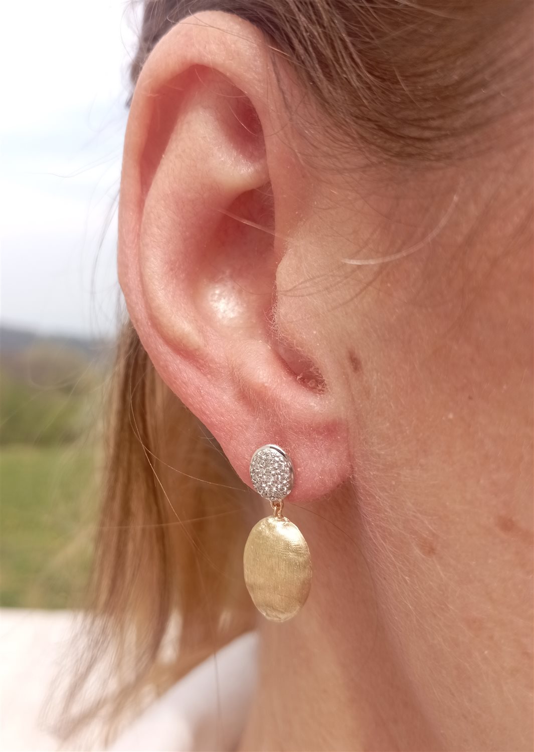 Orecchini Marco Bicego Donna Siviglia in Oro giallo Diamante OB1289-B - immagine 4